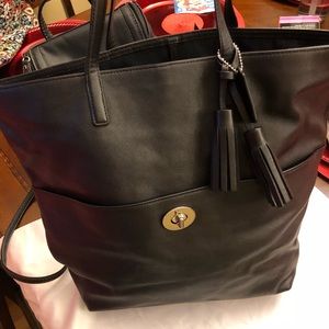 Coach Leather tote